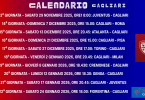 Cagliari calcio calendario